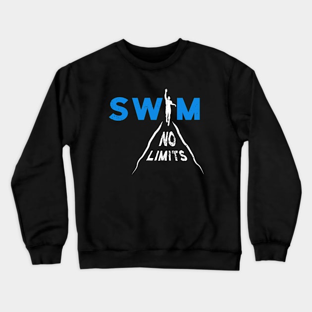 Swim Mens No limits Crewneck Sweatshirt by atomguy